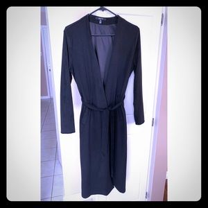 BRUNETTE THE LABEL ultra suede long dress coat 🖤